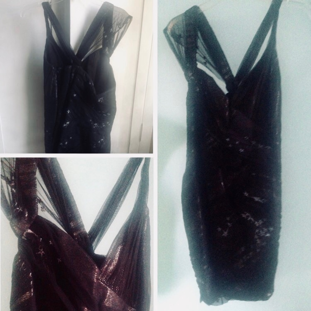 NWT Foley & Corinna Mini Black Dress Size L